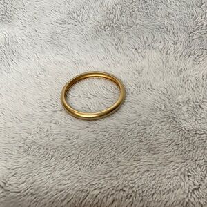 Gold Bangle Bracelet, Size 7 1/2